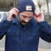 OK WAU RIB BEANIE (NAVY BLUE) - Image 3