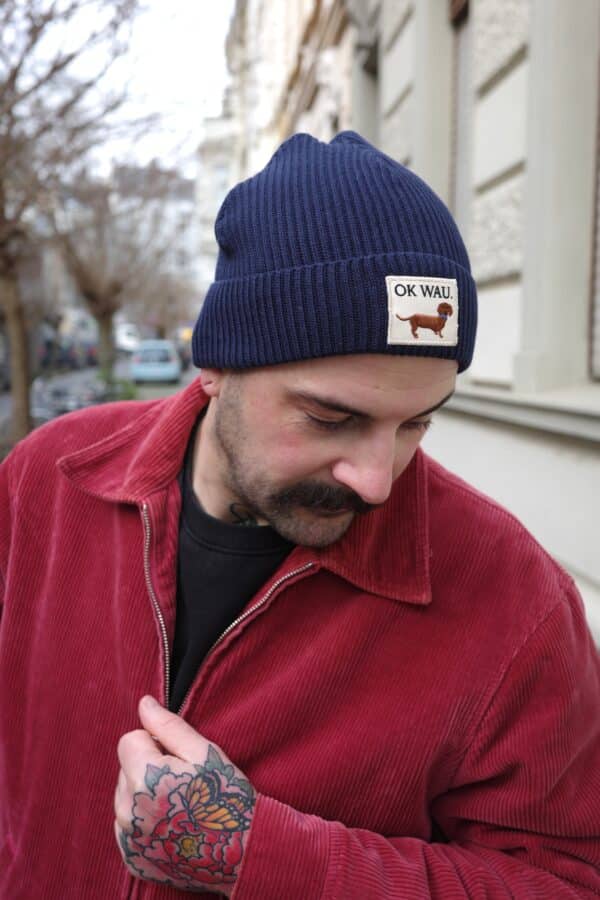 OK WAU BEANIE (NAVY BLUE) – Bild 2