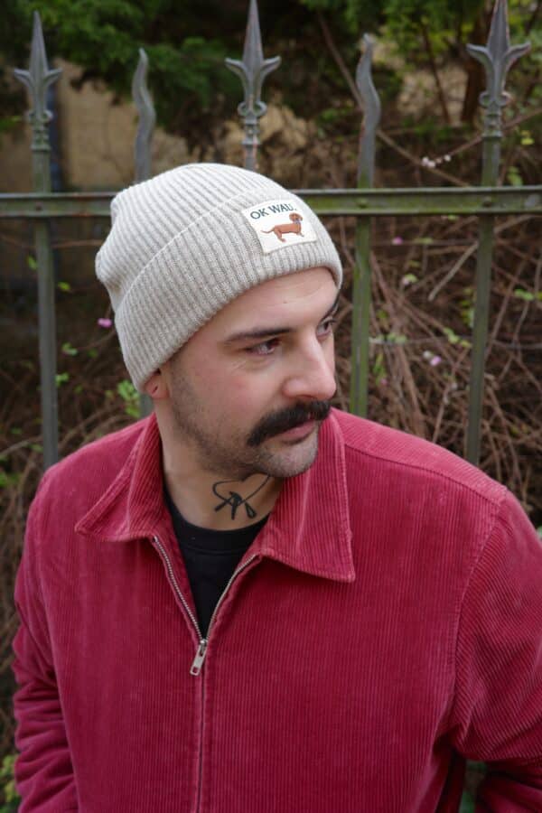 OK WAU BEANIE (SAND) – Bild 2