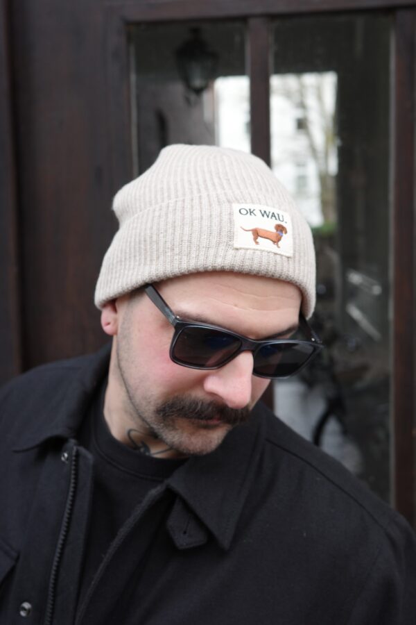 OK WAU BEANIE (SAND) – Bild 4