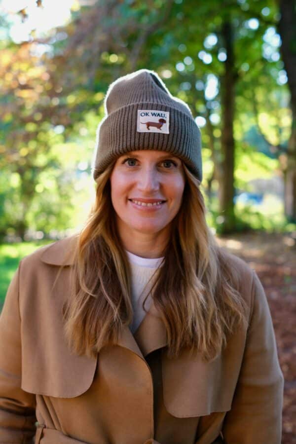 OK WAU BEANIE (KHAKI) – Bild 2