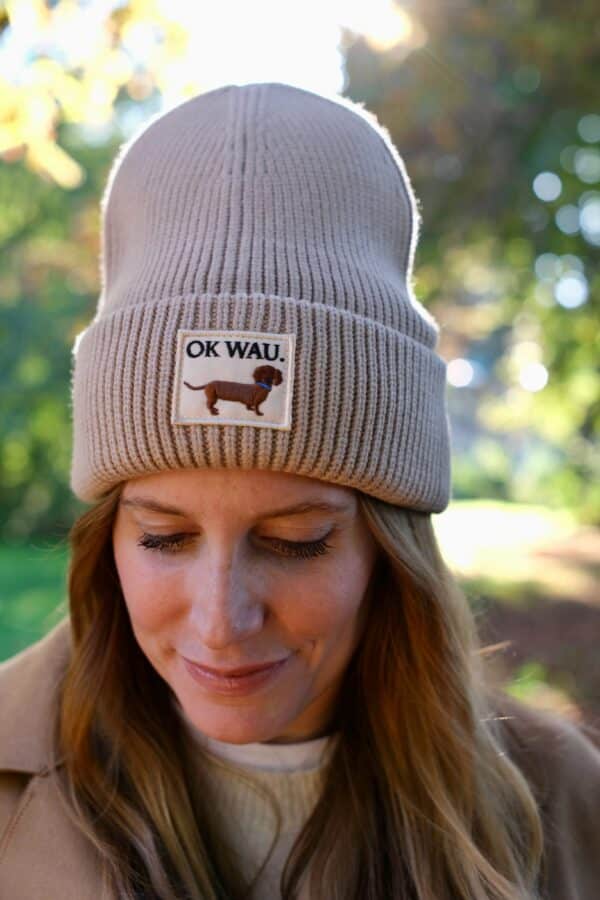 OK WAU BEANIE (SAND) – Bild 4