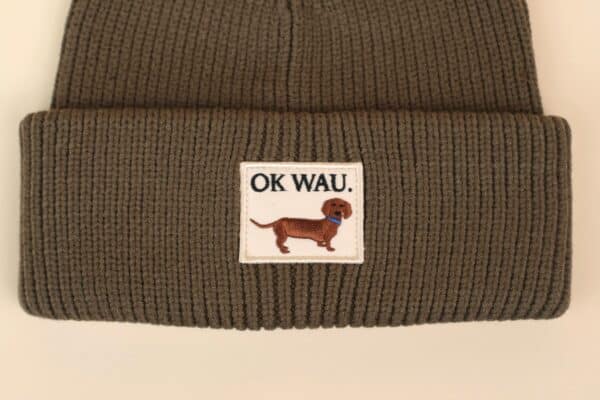 OK WAU BEANIE (KHAKI) – Bild 5