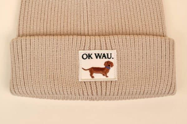 OK WAU BEANIE (SAND) – Bild 5