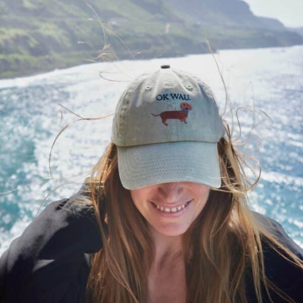 OK WAU CAP (WASHED ALMOND GREEN) – Bild 2