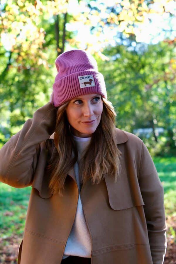 OK WAU BEANIE (HIBISCUS ROSE) - Image 3