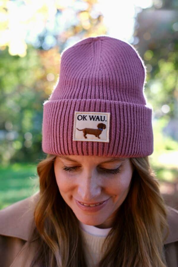 OK WAU BEANIE (HIBISCUS ROSE) - Image 4