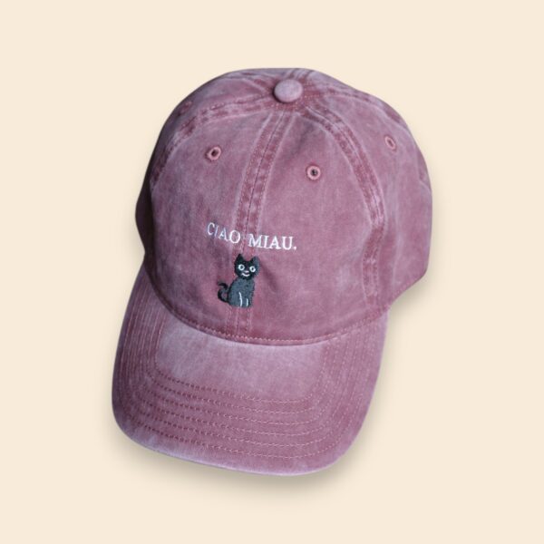 CIAO MIAU CAP (VINTAGE RED)