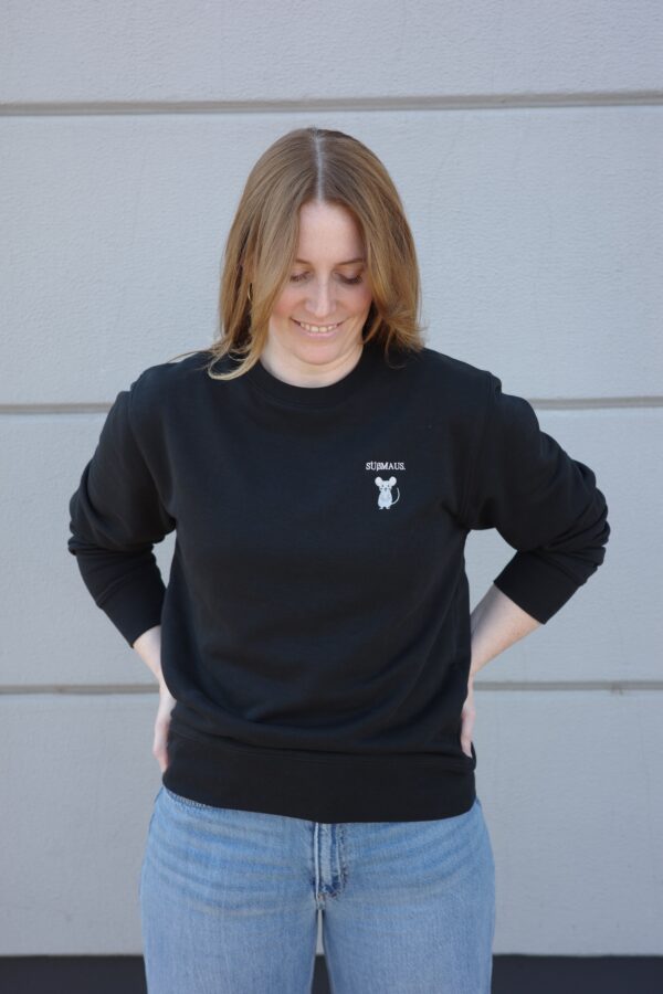 SÜßMAUS SWEATSHIRT (BLACK) – Bild 3