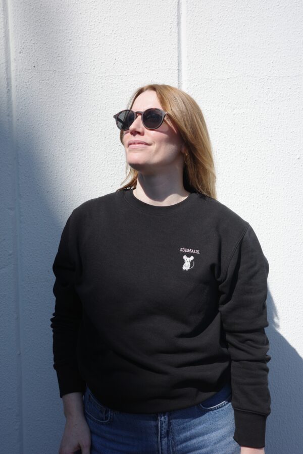 SÜßMAUS SWEATSHIRT (BLACK) – Bild 2