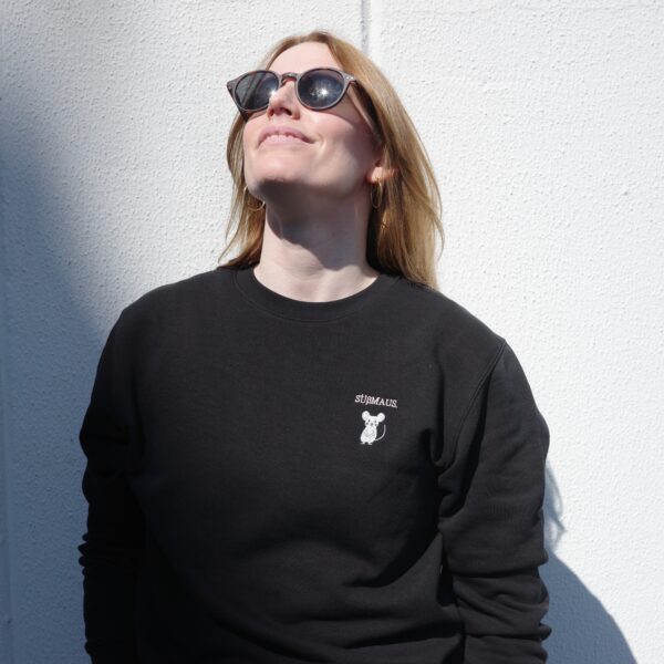 SÜßMAUS SWEATSHIRT (BLACK) – Bild 2