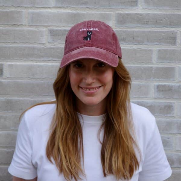 CIAO MIAU CAP (VINTAGE RED) - Image 3