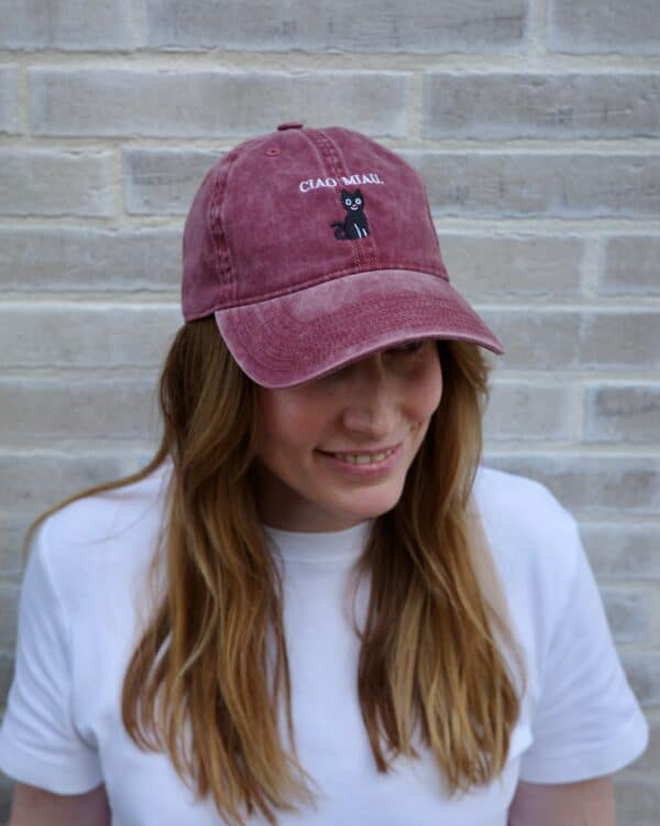 CIAO MIAU CAP (VINTAGE RED) - Image 4