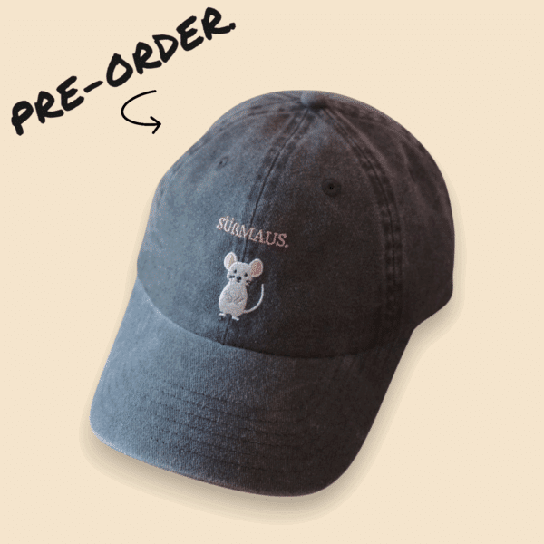 PRE-ORDER: SÜßMAUS CAP (VINTAGE BLACK)