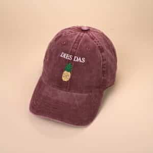 DIES DAS ANANAS CAP (VINTAGE RED)