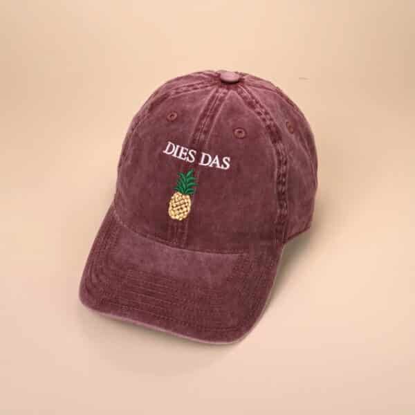 DIES DAS ANANAS CAP (VINTAGE RED)