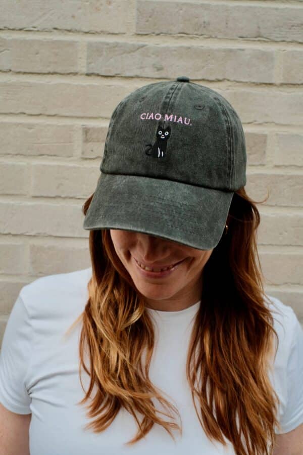 CIAO MIAU CAP (VINTAGE BLACK) - Image 2