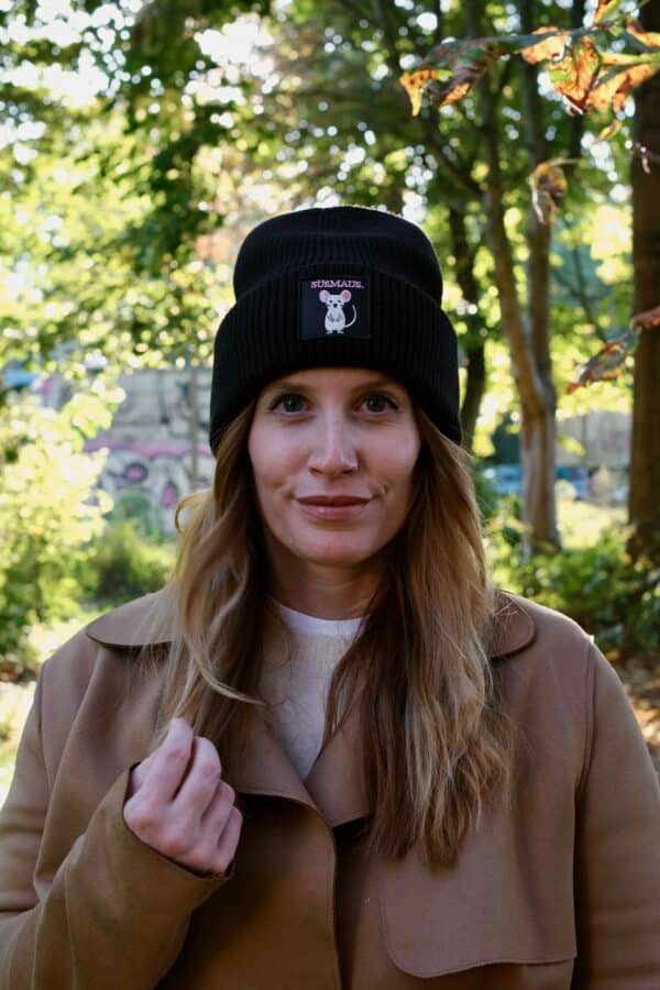 SÜßMAUS BEANIE (BLACK) – Bild 4