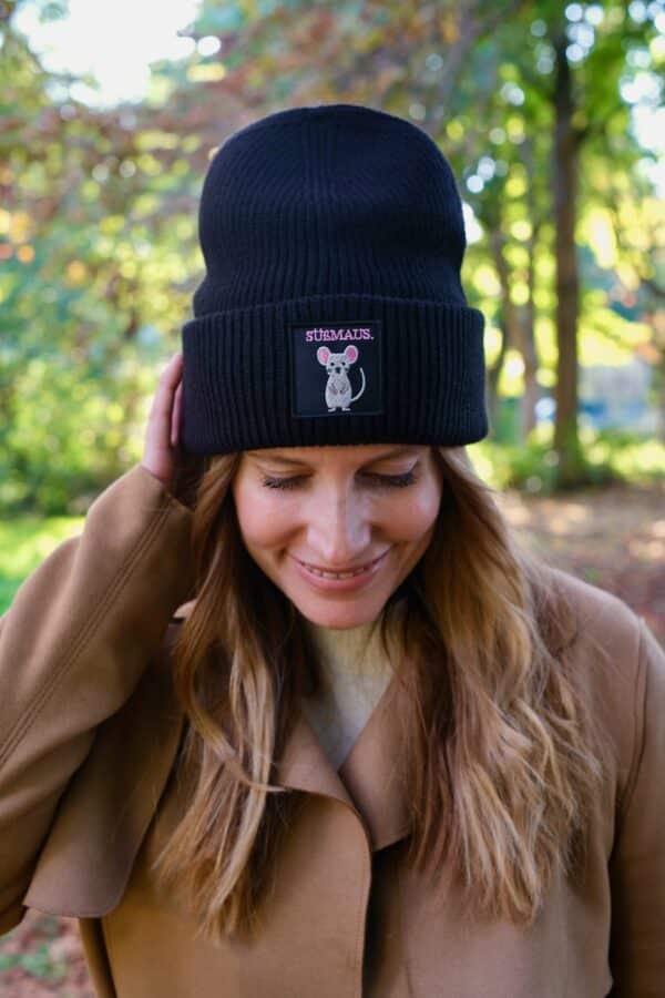 SÜßMAUS BEANIE (BLACK) – Bild 2