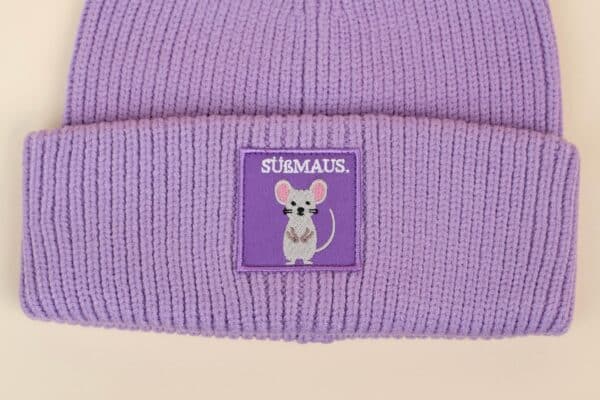 SÜßMAUS BEANIE (LAVENDEL) – Bild 5