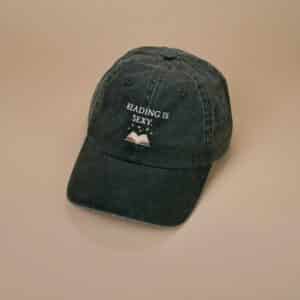 READING IS SEXY CAP (FOREST GREEN)