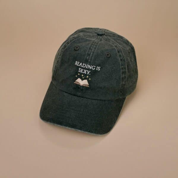 READING IS SEXY CAP (FOREST GREEN)
